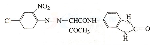 顏料橙36分子結(jié)構(gòu)圖
