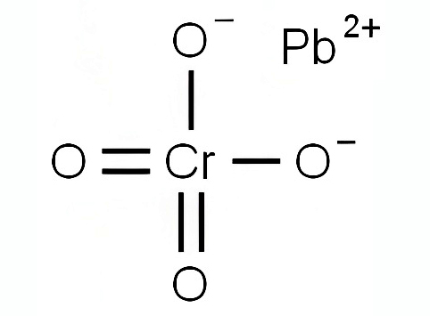 顏料黃34分子結構圖