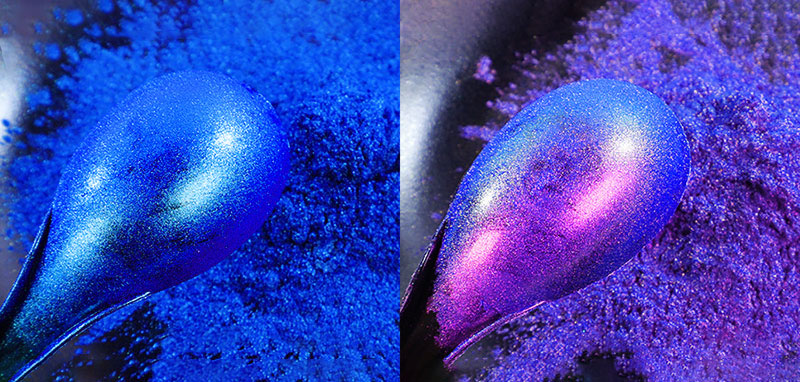 藍紫色變色龍顏料