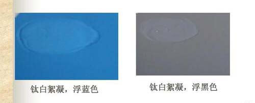 涂料浮色現象