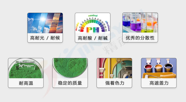 朗盛GN氧化鉻綠顏料優點