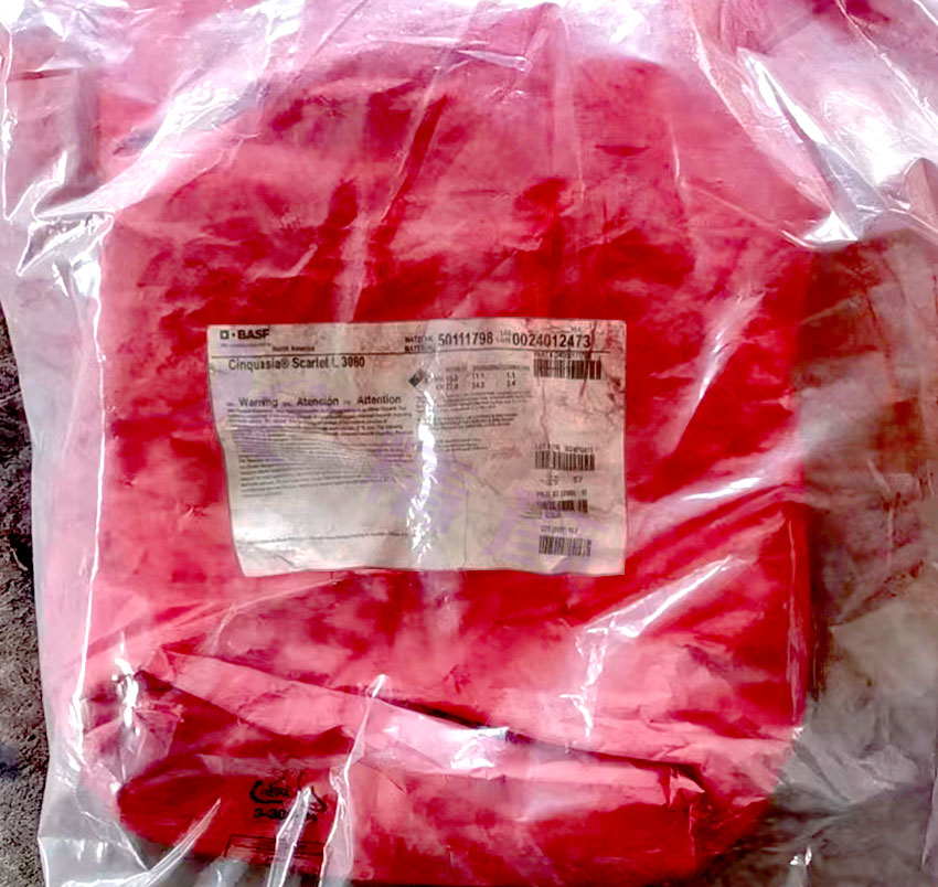 DIC Cinquasia Scarlet L3080高透明黃相猩紅有機顏料內包裝圖