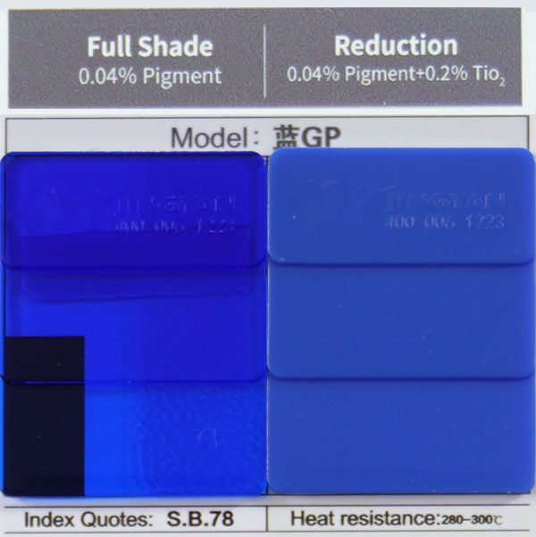 潤巴溶劑藍(lán)78蒽醌染料色卡